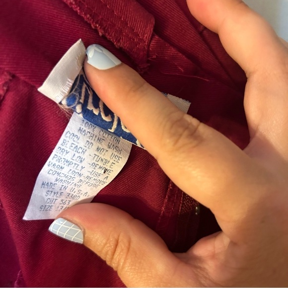 Vintage Circle T by Marilyn Lenox Western Square Dance Skirt Red Made in USA - Picture 7 of 8